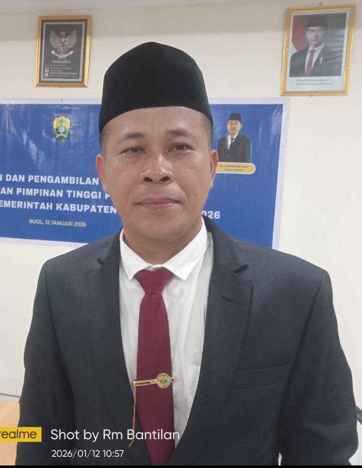 Putra Kelahiran Leok I Resmi Jabat Kadis PMD Buol