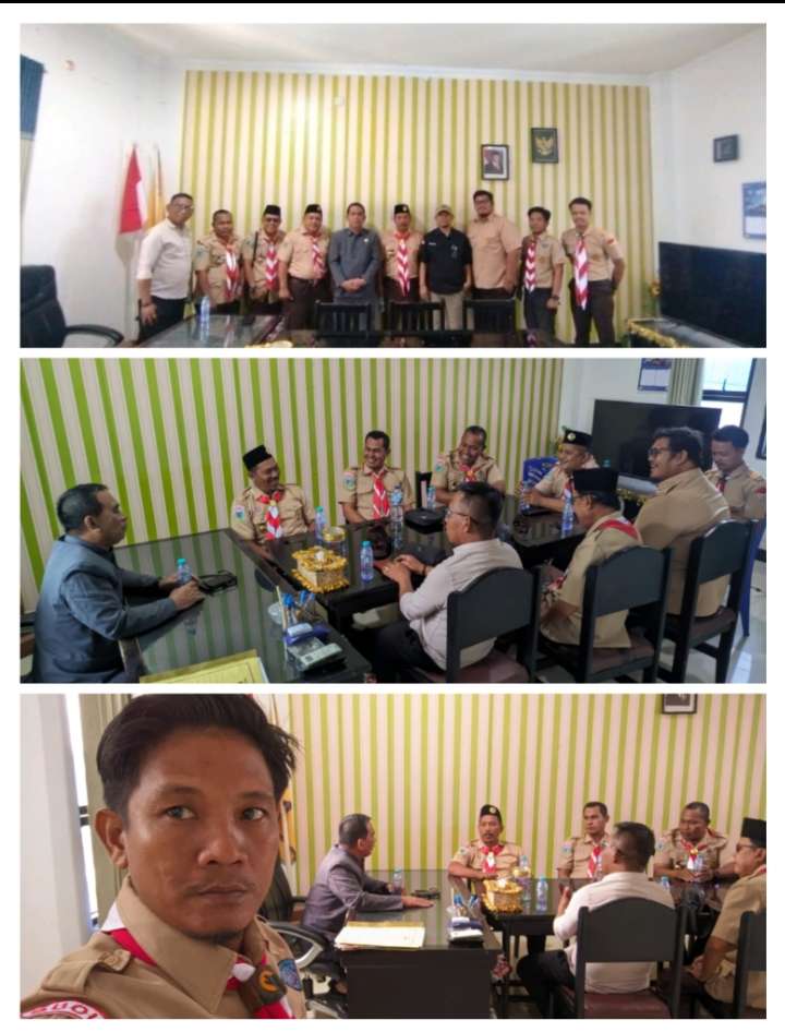 Kadis Dikbud Buol Terima Kunjungan Kwarcab Pramuka, Bahas Sinkronisasi Program 2026