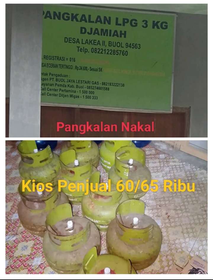 Rakyat Menjerit Jelang Ramadan, LPG 3 Kg Diduga Ditimbun dan Dijual Mahal di Kecamatan Lakea