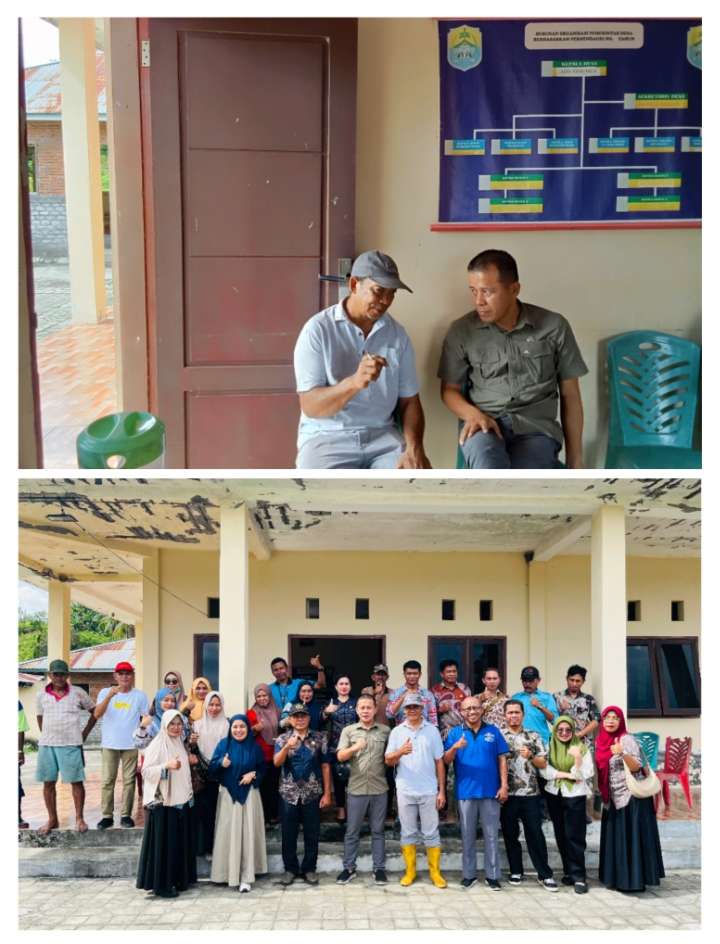 Pererat Silaturahmi, Kadis PMD Buol dan Warga Desa Botugolu Gotong Royong Bersihkan Lingkungan