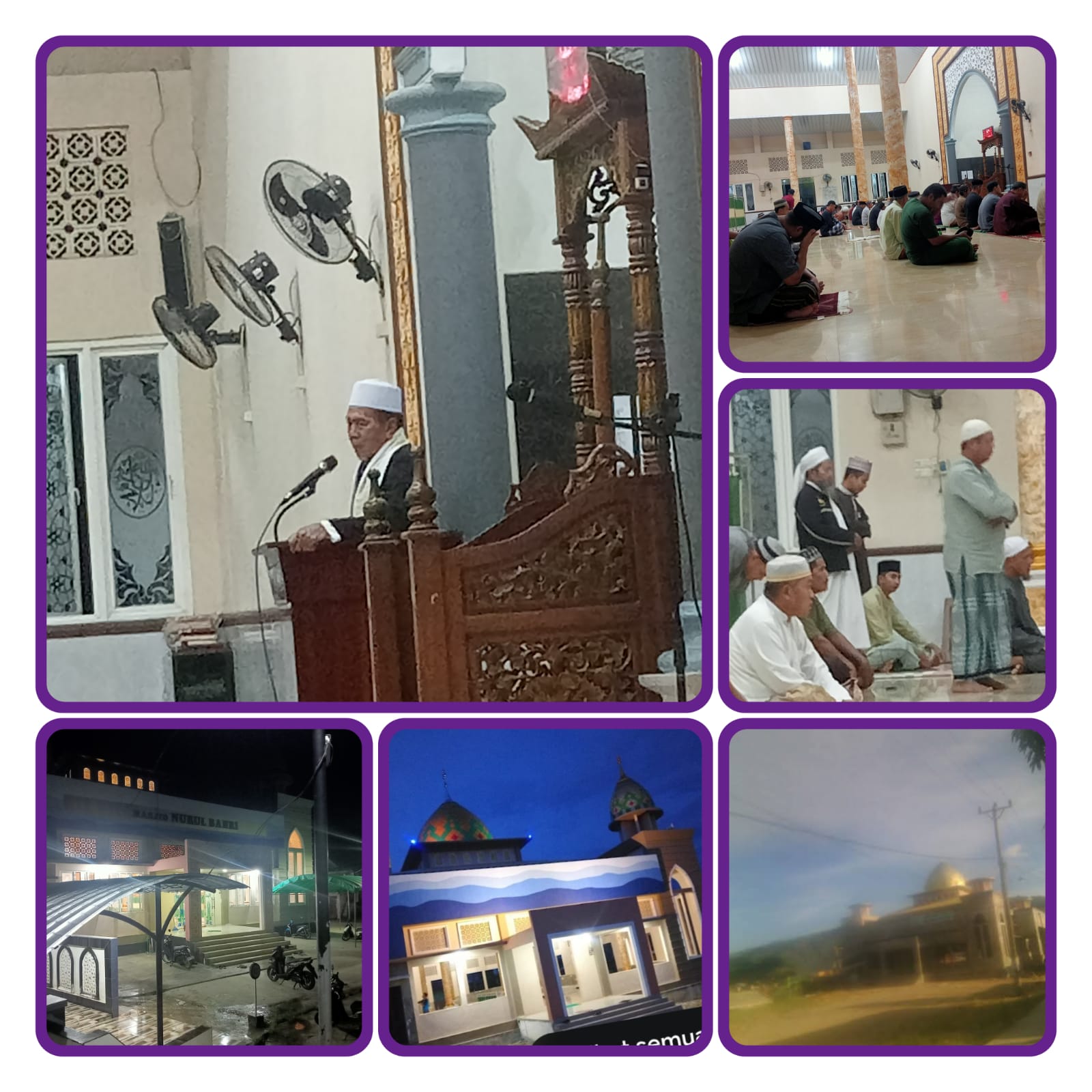 Suasana Shalat Subuh di Masjid Nurul Bahri Kampung Pajala Tolitoli