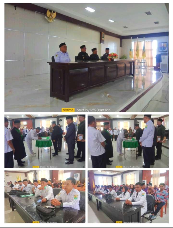 Bupati Buol Lantik Pj. Kepala Desa, PAW Anggota BPD dan Kukuhkan PPDI Kabupaten Buol