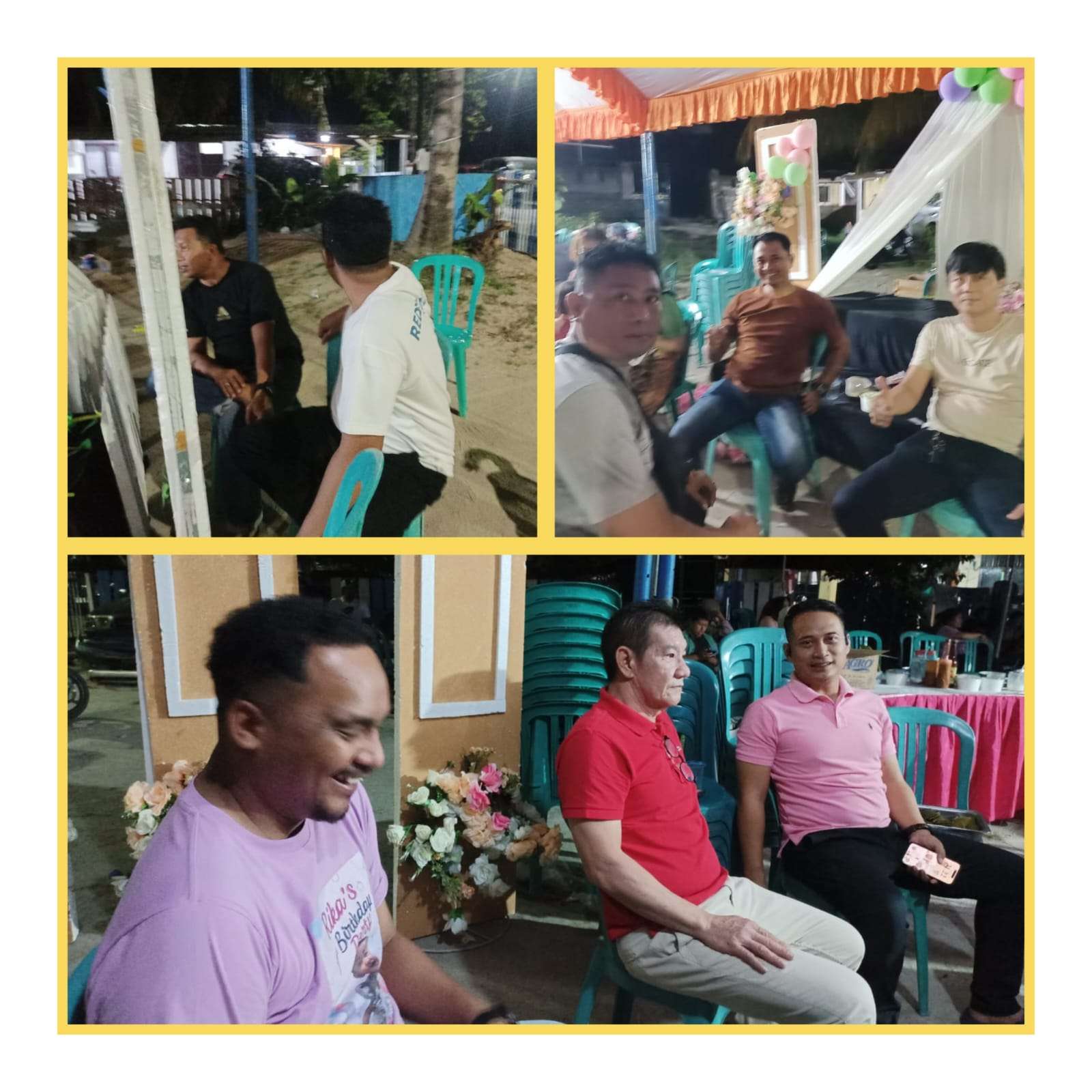 Temu Akrab Personel Reskrim Warnai Perayaan Ultah Putri Kasat Reskrim Polres Tolitoli