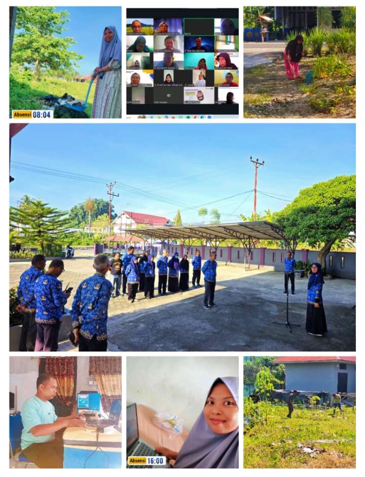 WFH Tak Bebas, Inspektorat Buol Lakukan Sidak Zoom di Jam Kerja