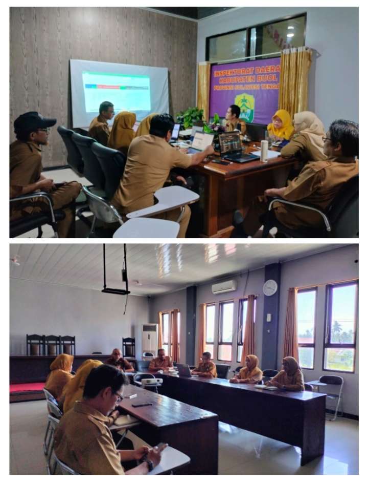 Awali Pekan, APIP Buol Gelar Evaluasi dan Briefing Pengawasan