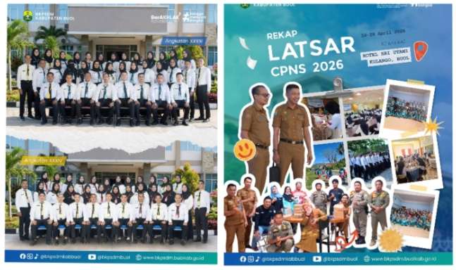 69 CPNS Buol Siap Jadi ASN Profesional Lewat Pelatihan Dasar