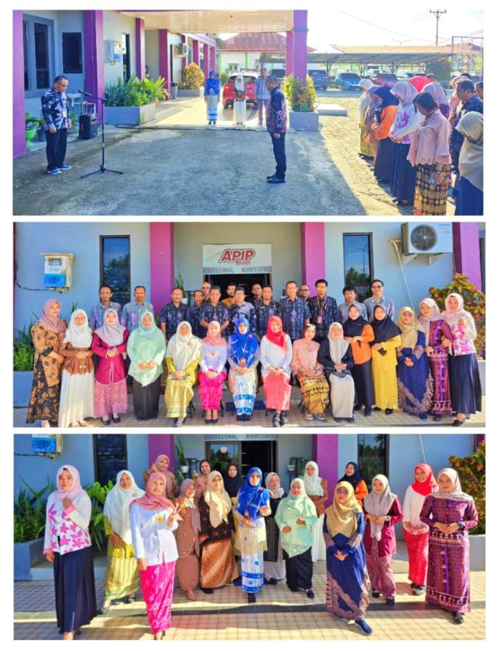 Peringati Hari Kartini, Apel Pagi Inspektorat Buol Tampil Berbeda