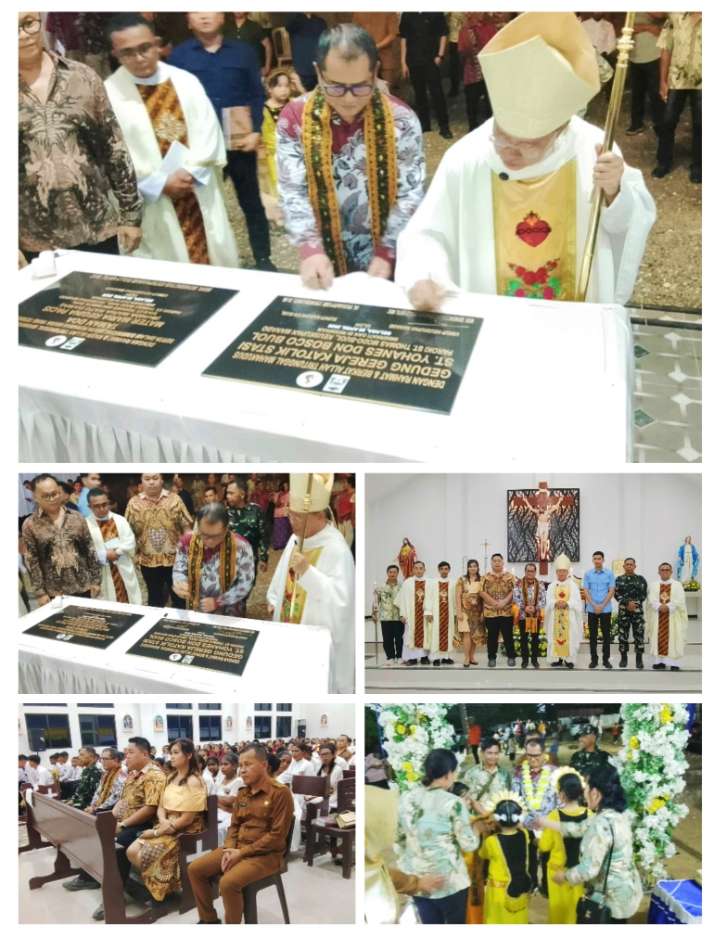 Bupati Buol Resmikan Gereja Katolik St. Yohanes Don Bosco, Tegaskan Buol Rumah Kerukunan dan Kebebasan Beragama