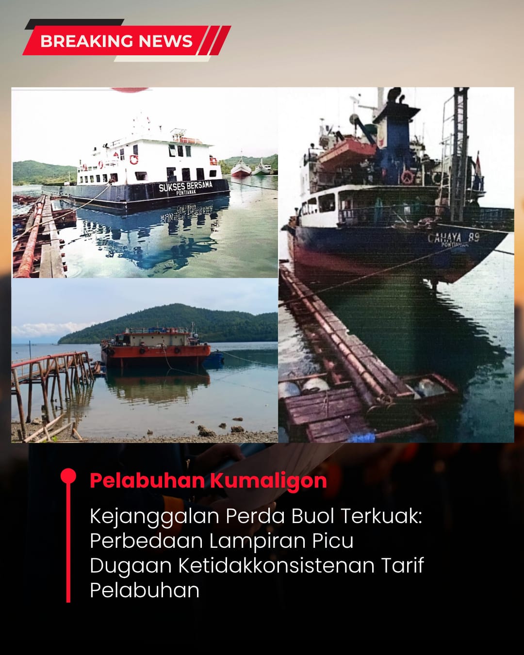 Kejanggalan Perda Buol Terkuak: Perbedaan Lampiran Picu Dugaan Ketidakkonsistenan Tarif Pelabuhan