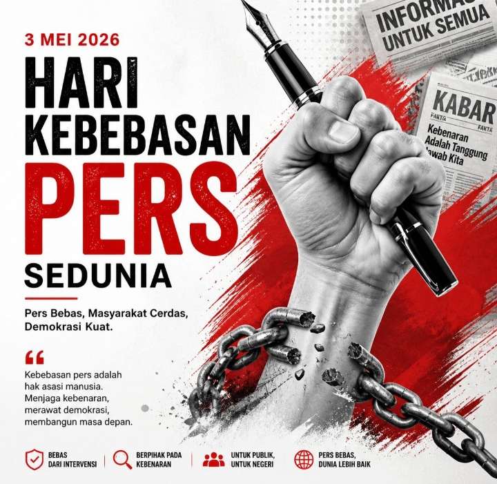 Kadis PMD Buol Arfandi Wehantow, S.IP., M.Si Sampaikan Ucapan Hari Kebebasan Pers Sedunia 2026