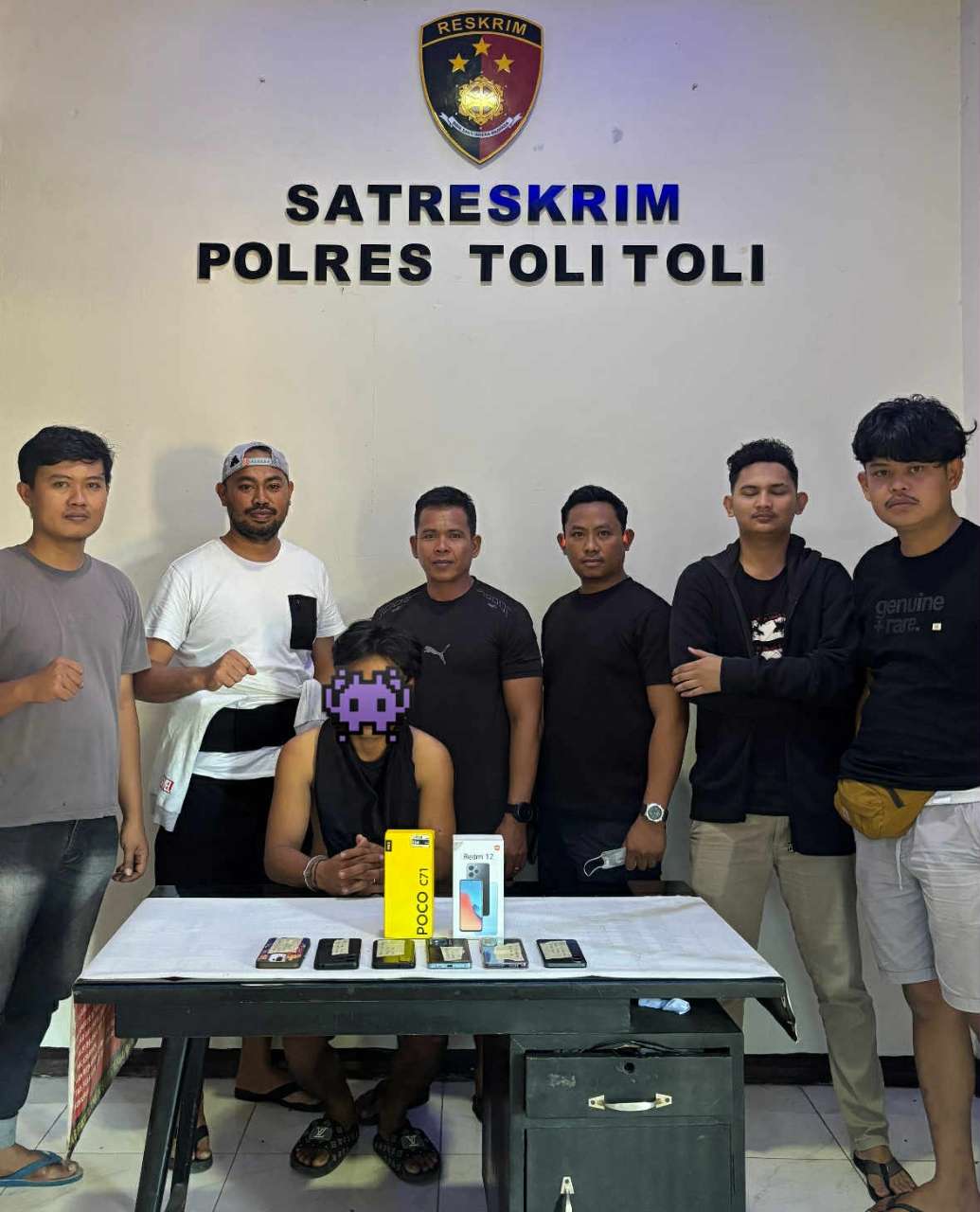 Pencuri 18 Handphone di Buntuna Dibekuk Tim URC Resmob Polres Tolitoli