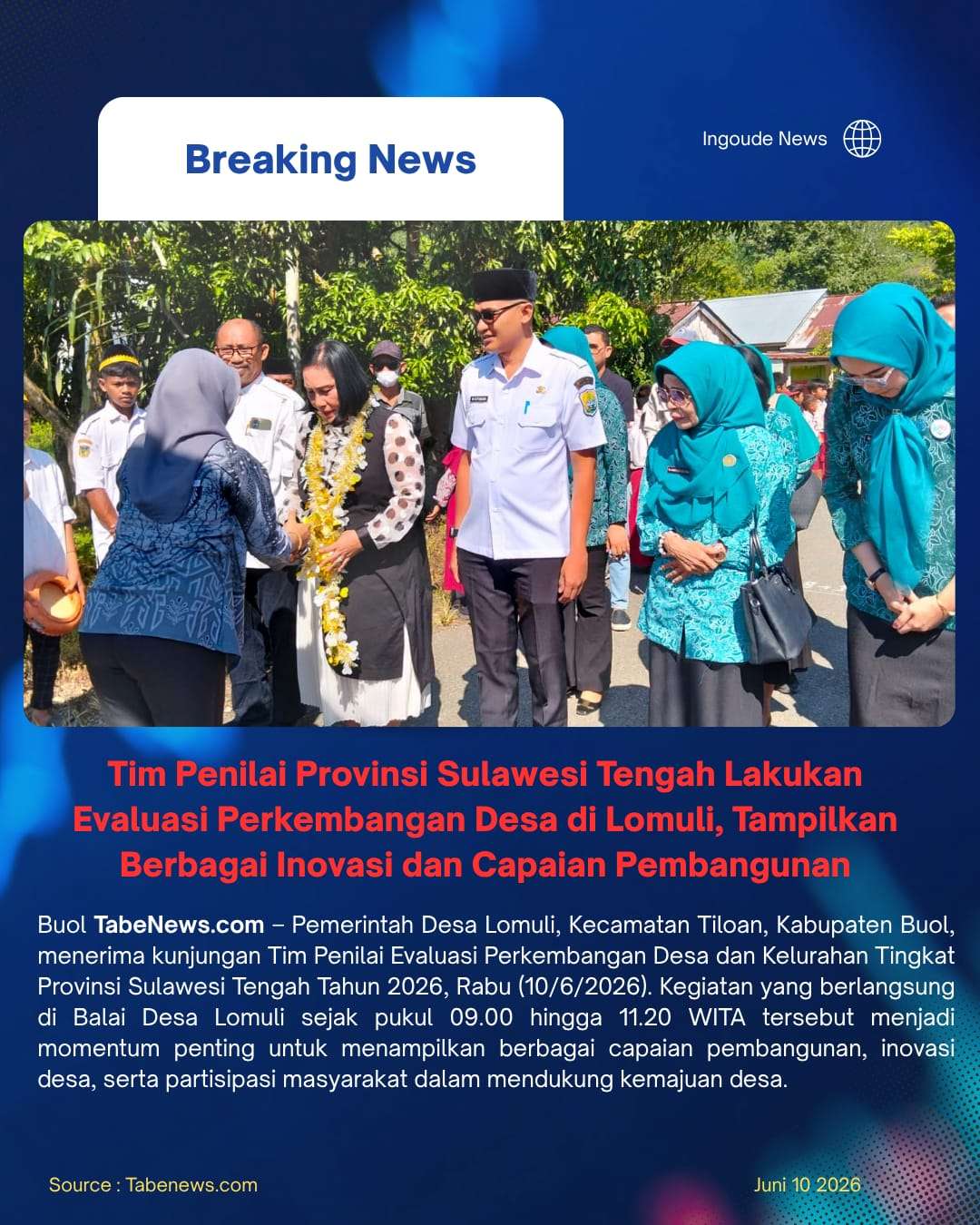 Dari Nilam hingga Inovasi BUMDes, Desa Lomuli Unjuk Prestasi pada Lomba Desa Tingkat Provinsi
