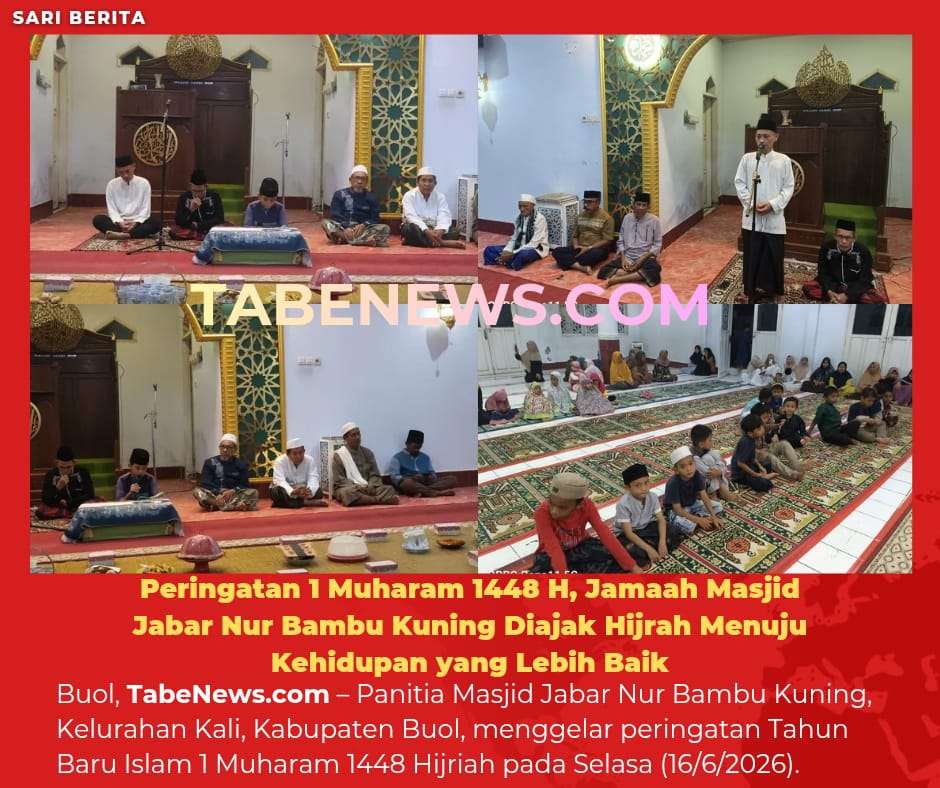 Peringatan 1 Muharam 1448 H, Jamaah Masjid Jabar Nur Bambu Kuning Diajak Hijrah Menuju Kehidupan yang Lebih Baik