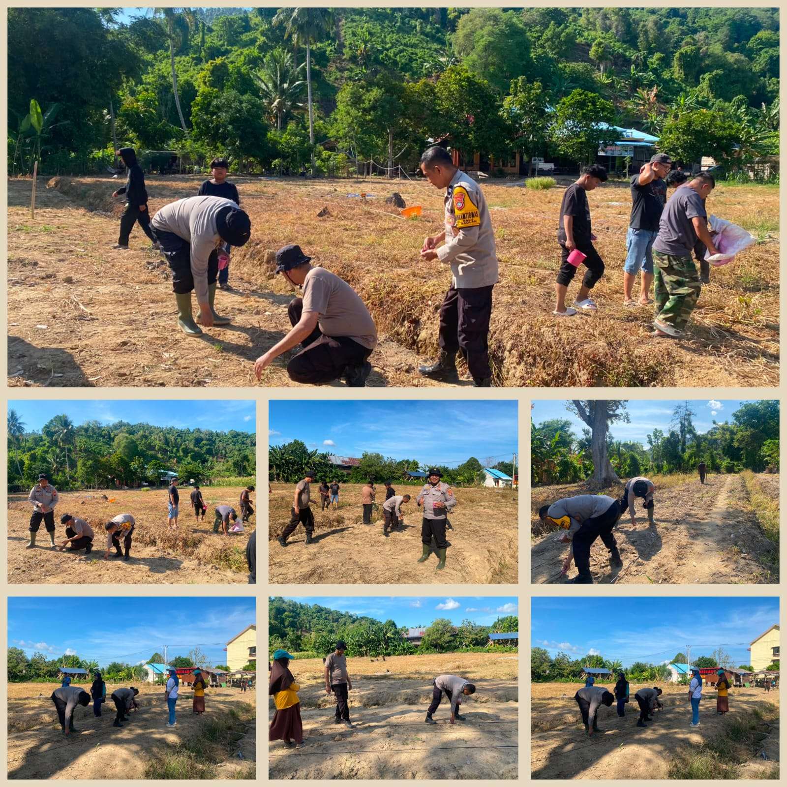 Wakapolsek Baolan pimpin tanam jagung di Dapalak Nalu sukseskan program Nasional