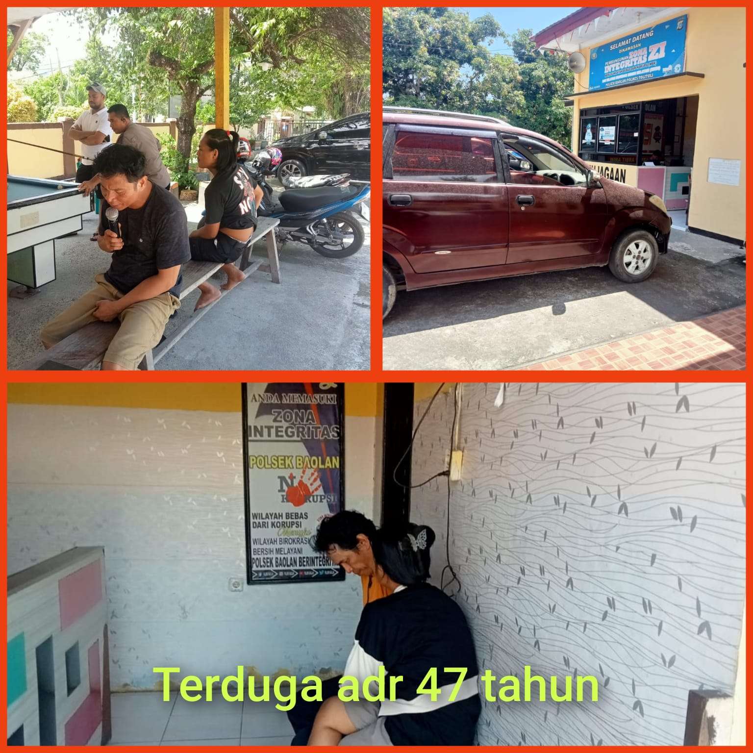 “Reserse polres Sigi kerja sama dengan Polsek Baolan’ Tangkap pelaku penggelapan mobil ” di back up URC Resmob polres Tolitoli