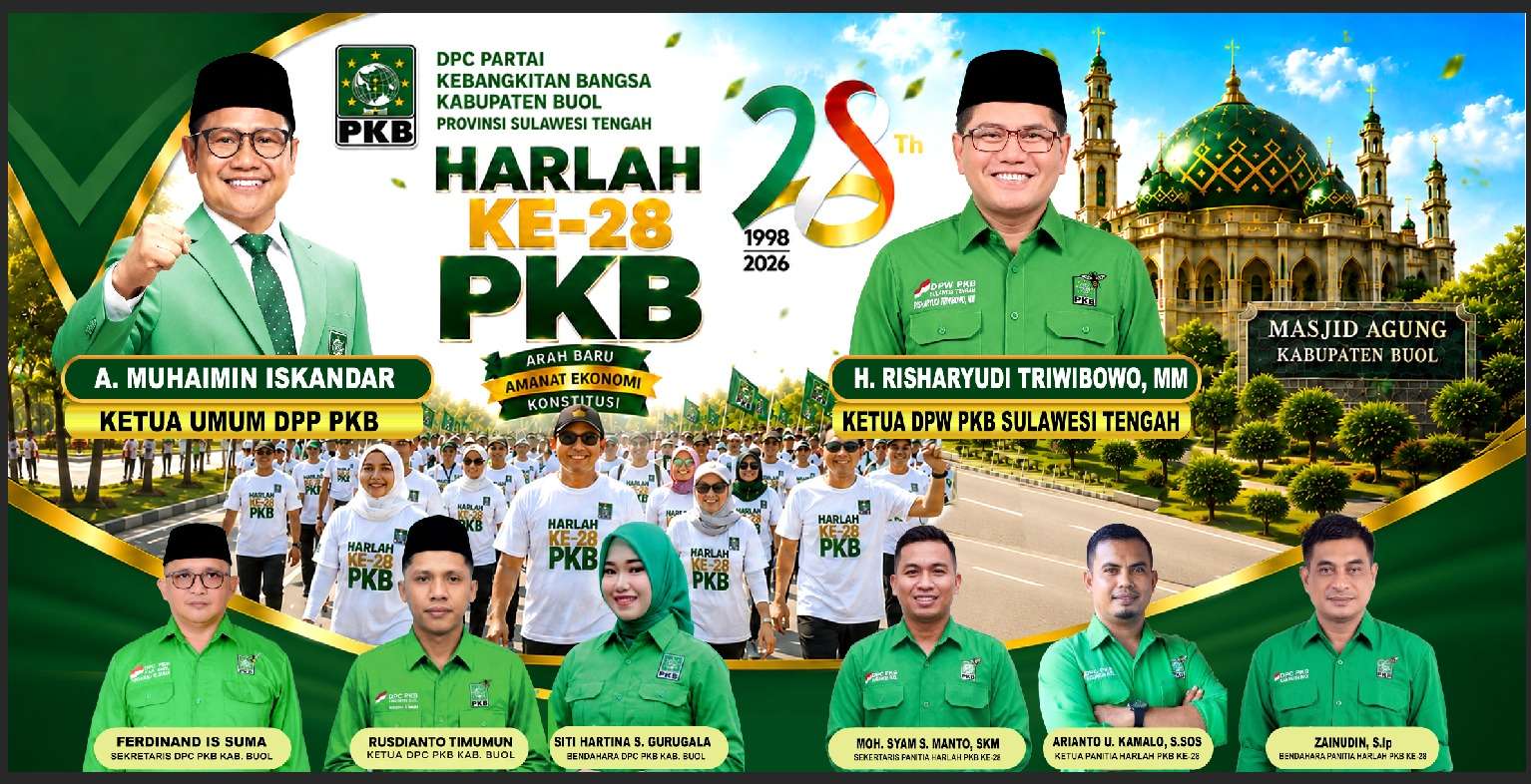 Jalan Santai Harlah PKB ke-28 di Buol Target 6.000 Peserta, Hadiah Umroh dan Sepeda Motor