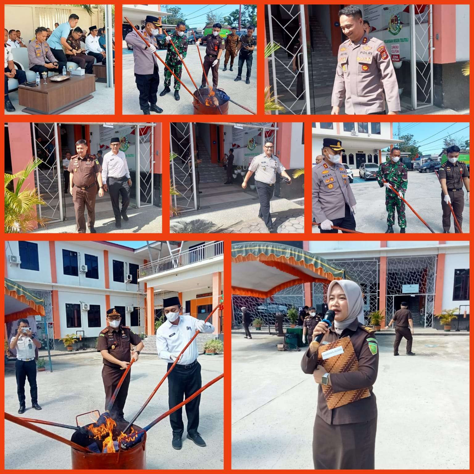 Barang Bukti Berkekuatan Hukum Tetap Dimusnahkan, Kejari Tolitoli Tegaskan SOP Pengelolaan Babuk Sesuai Aturan