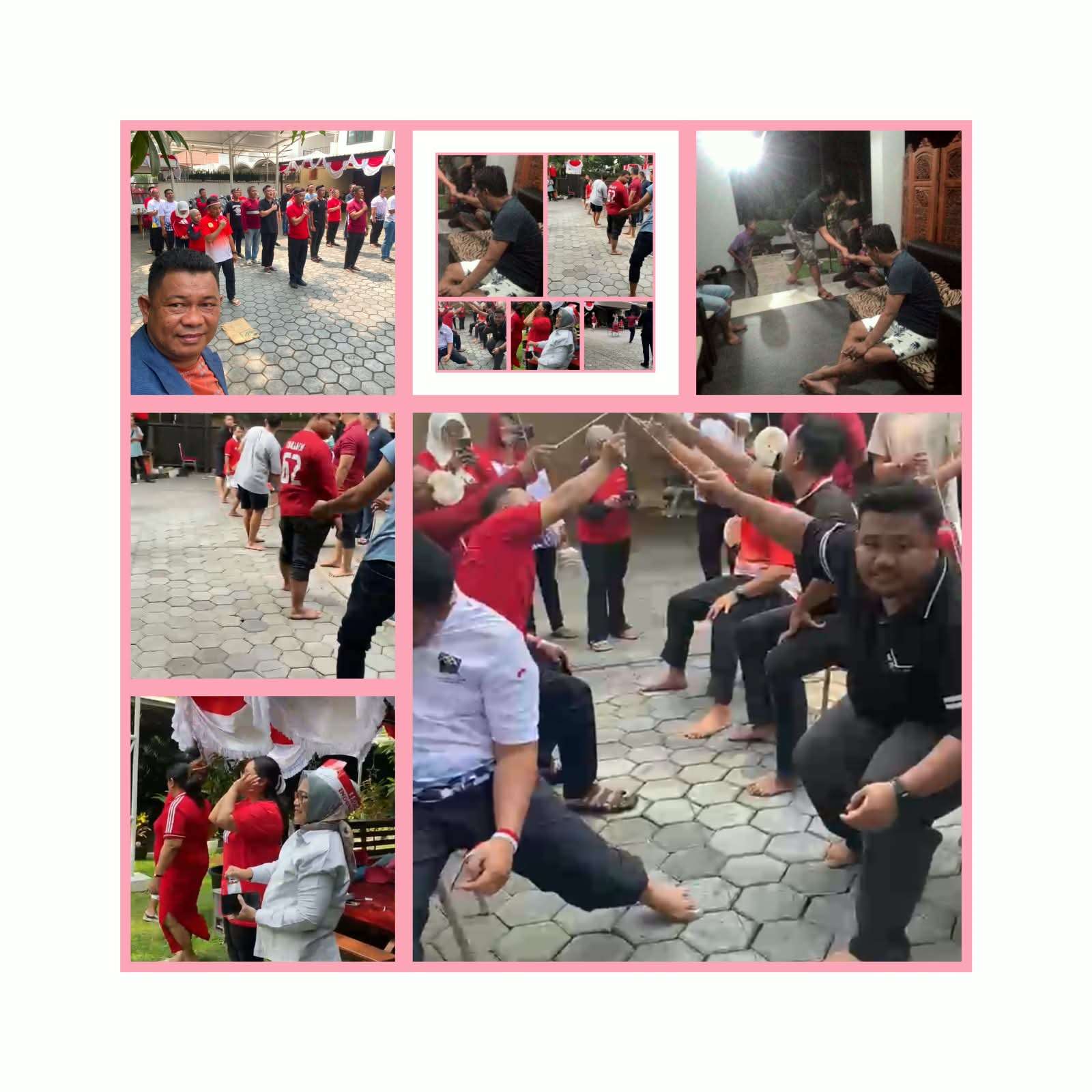 Sambut HUT ke-81 RI, Kediaman Menteri Hukum Andi Supratman di Jakarta Meriah dengan Beragam Lomba