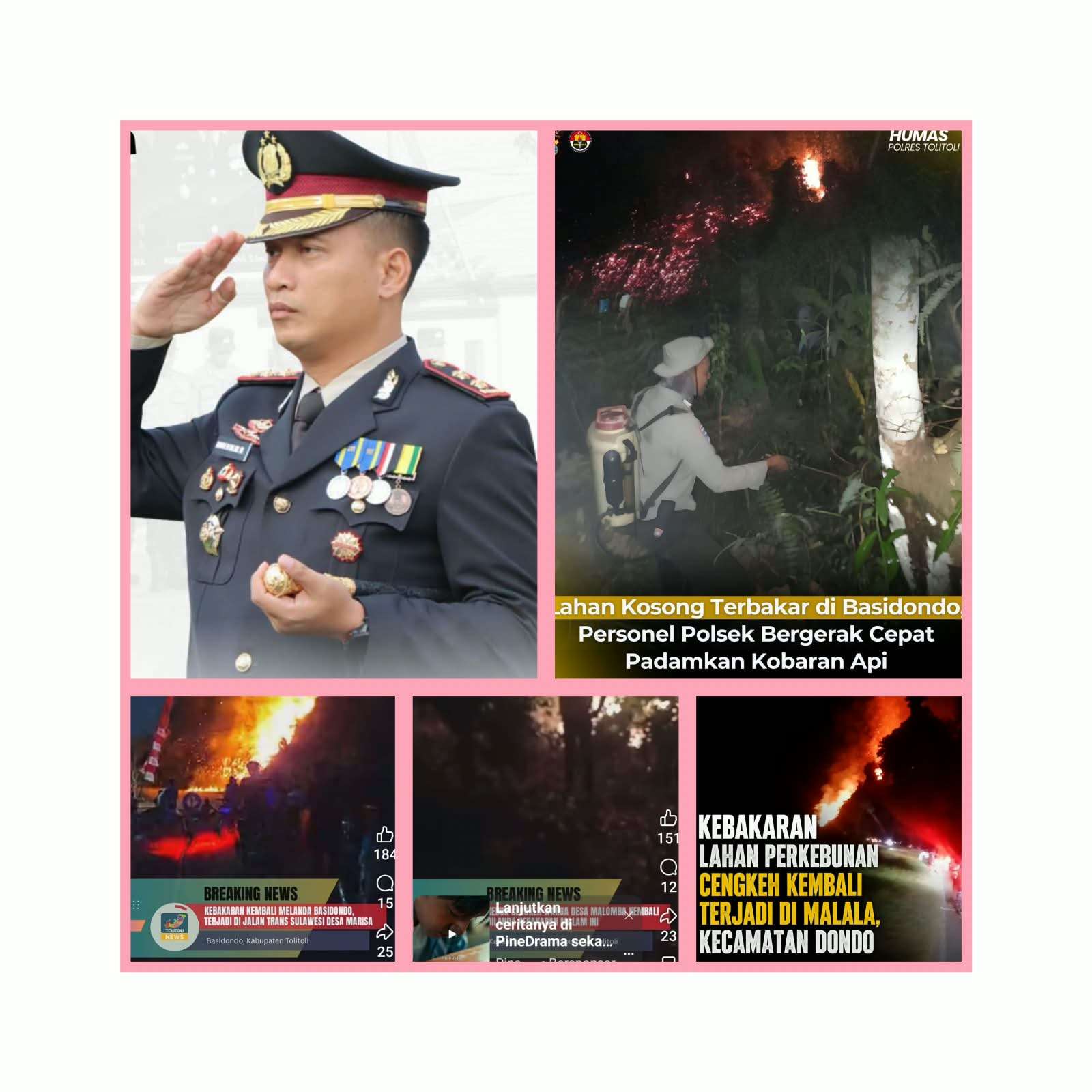 Kapolres Tolitoli Keluarkan Imbauan Tegas Cegah Karhutla di Tengah Kemarau Panjang