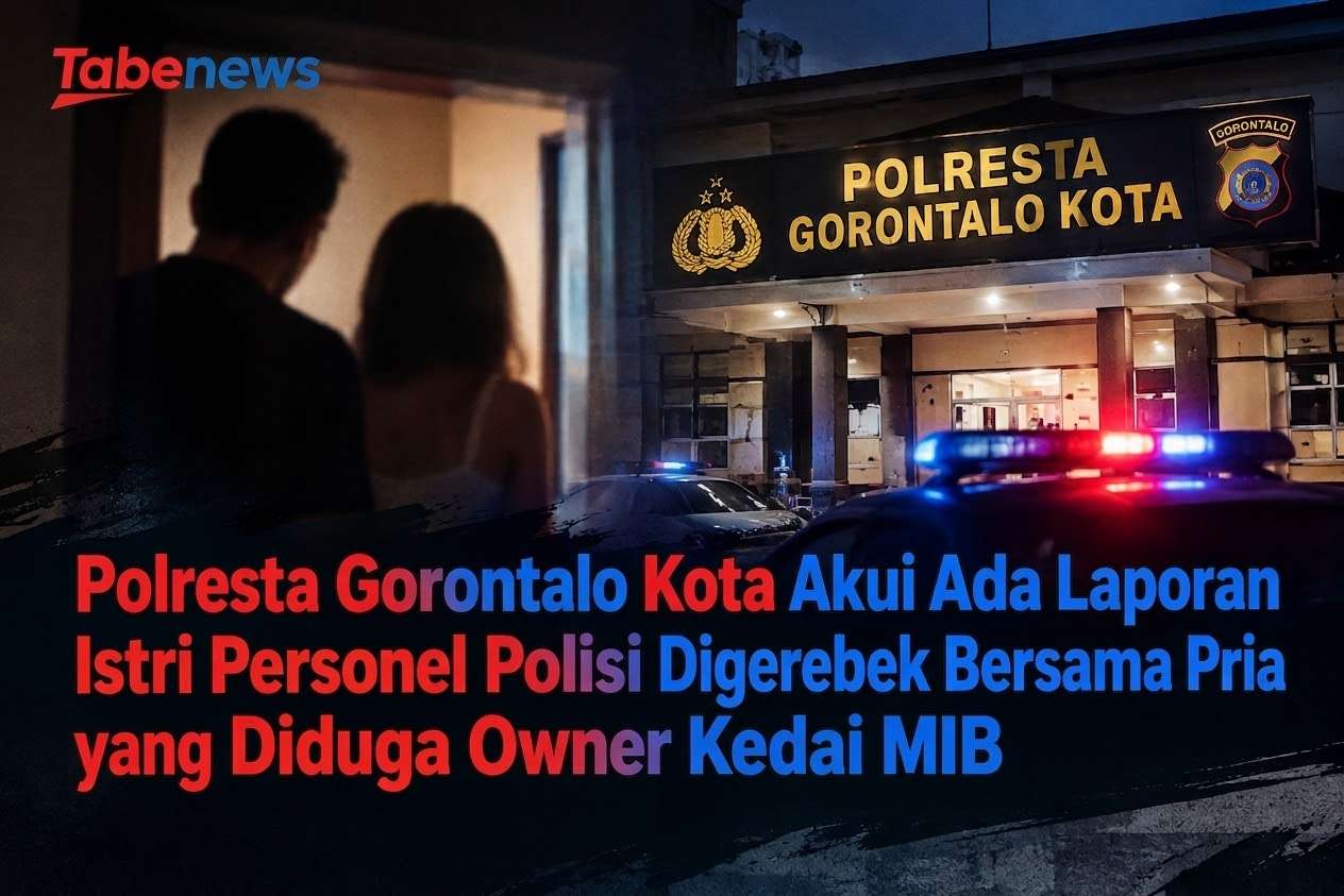 Polresta Gorontalo Kota Akui Ada Laporan Istri Personel Polisi Digerebek Bersama Pria yang Diduga Owner Kedai MIB