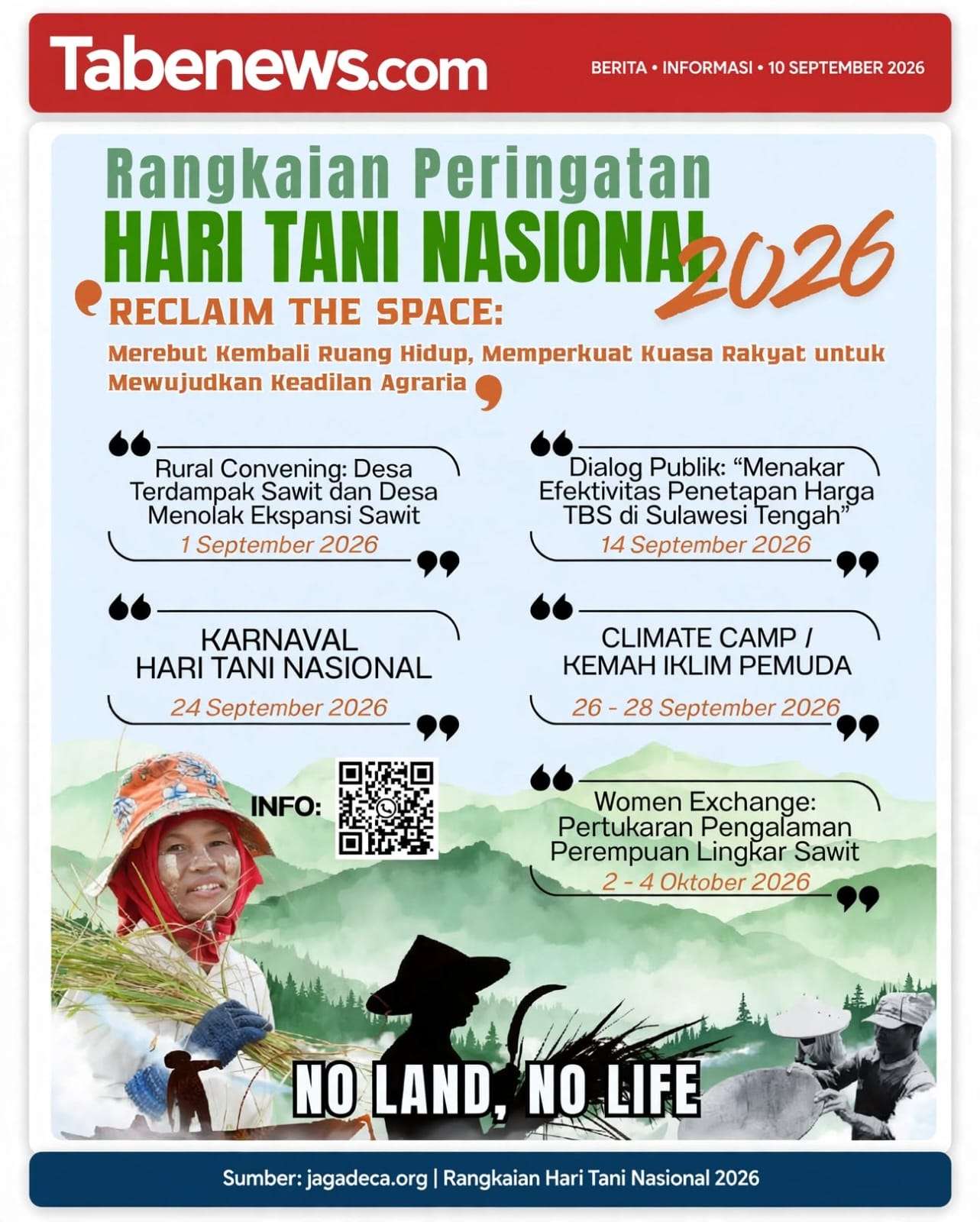 Jaga Deca Siapkan Rangkaian Hari Tani Nasional 2026, Usung Semangat “Merebut Kembali Ruang Hidup”