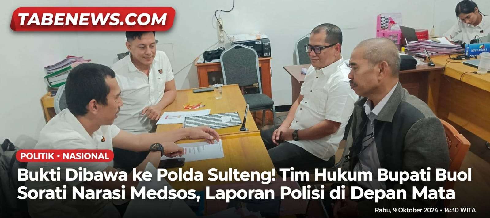 Bukti Dibawa ke Polda Sulteng! Tim Hukum Bupati Buol Soroti Narasi Medsos, Laporan Polisi di Depan Mata