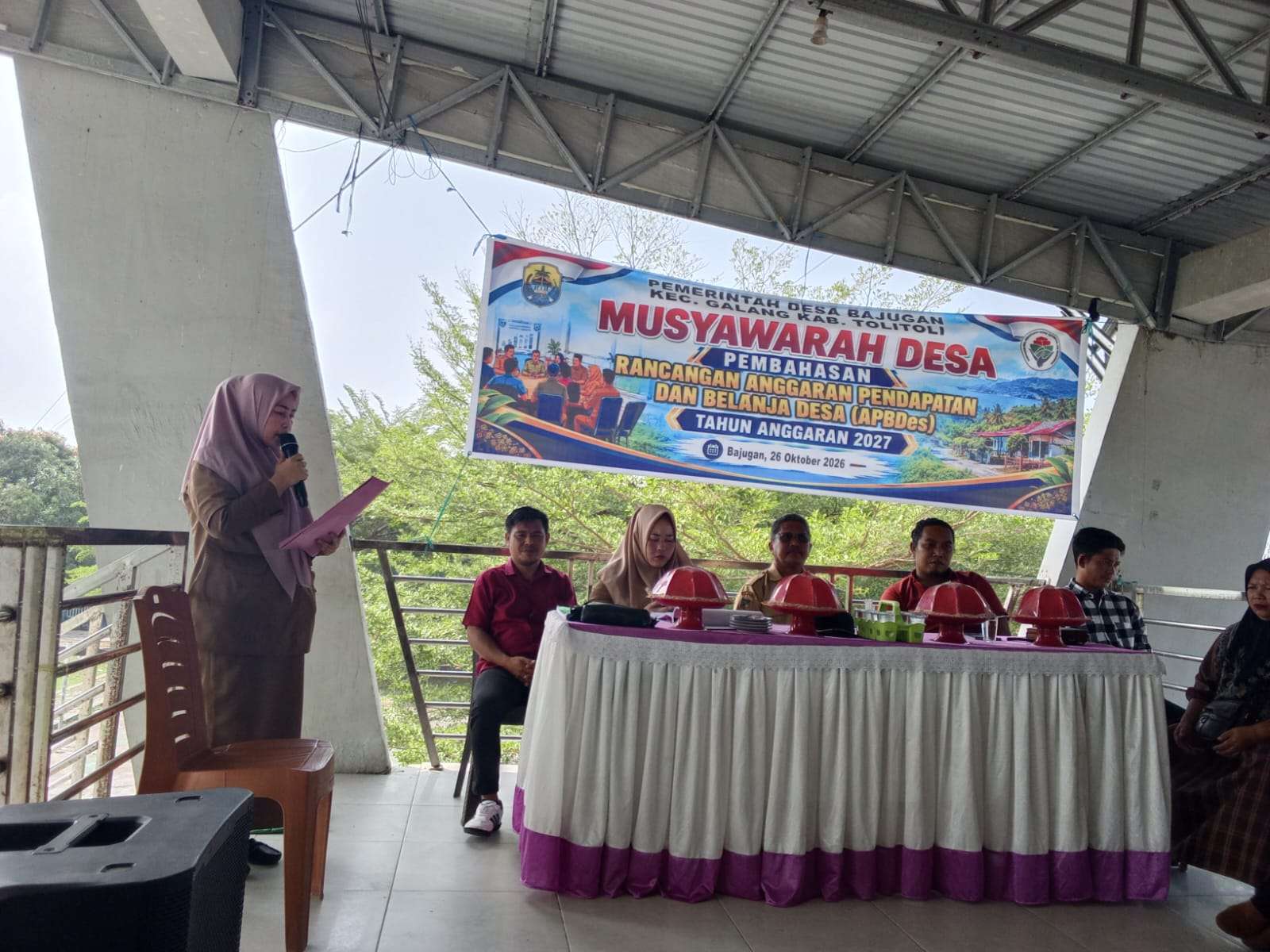Musdes APBDes 2027 Desa Bajugan: Rosmawati Tekankan Gotong Royong dan Pelayanan Prima