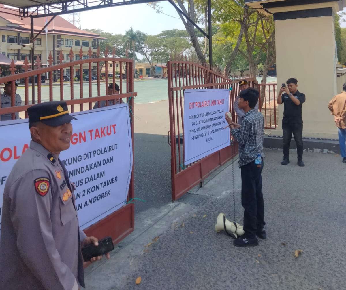 BEM Provinsi Gorontalo Tegaskan Dukungan ke Ditpolairud, Siap Kawal Kasus Sianida dan Batu Hitam hingga Tuntas